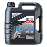 LIQUI MOLY Motorcycle engine oil 4 T 10W40 Motorbike 4T 10W-40 Street 4 Liters